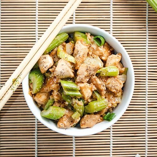 Black Pepper Chicken protein option