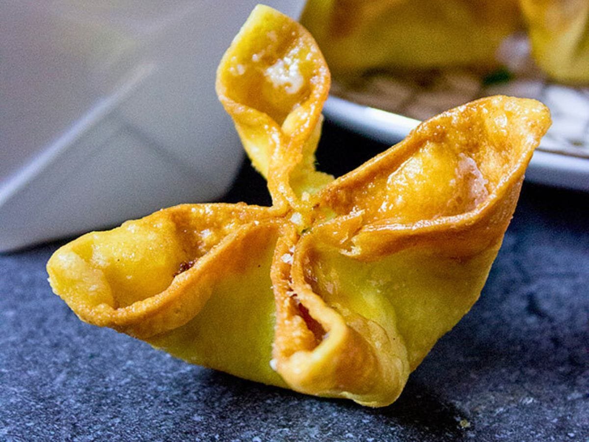 Cream Cheese Rangoon allergen-free appetizer