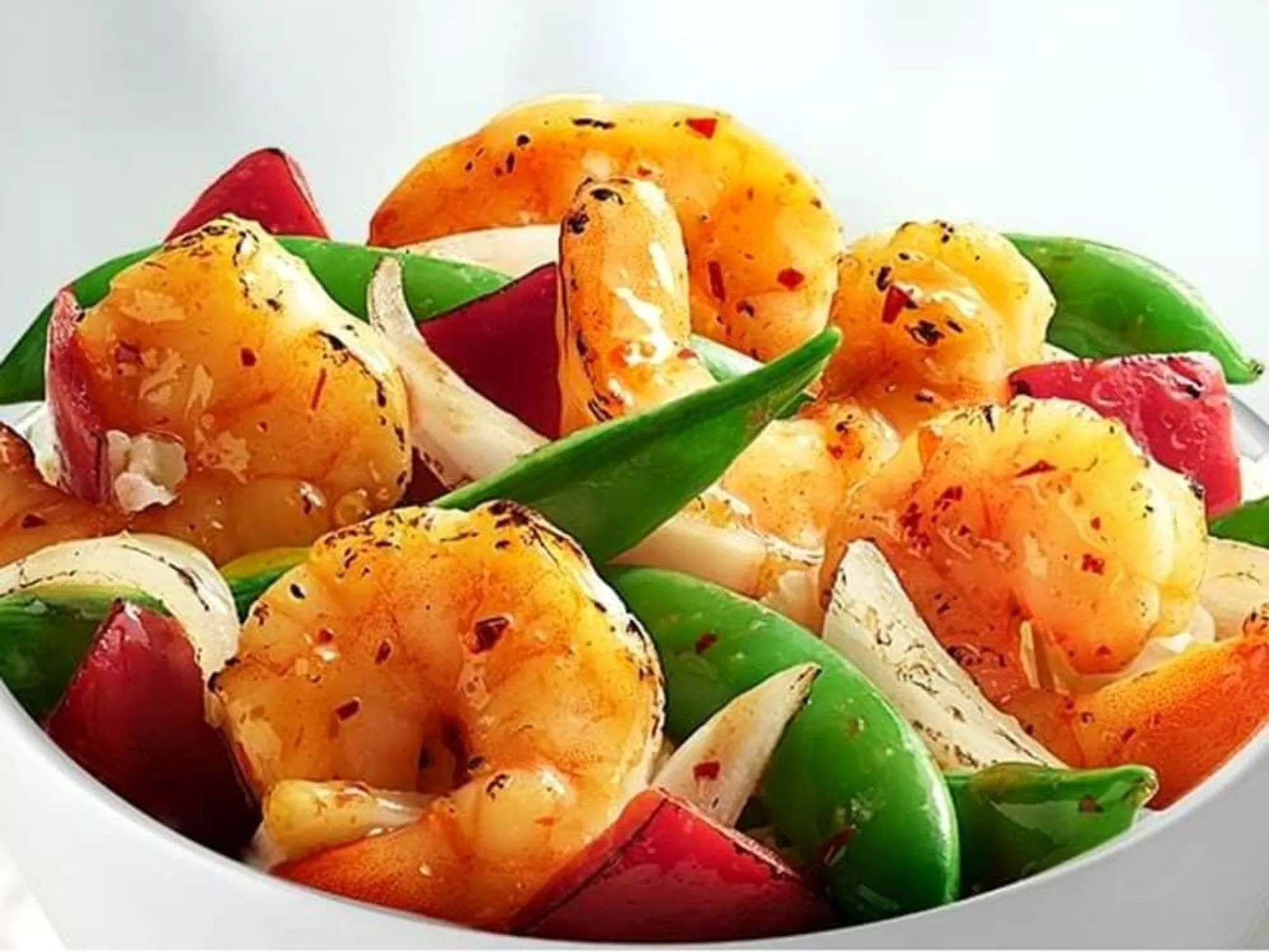 Wok-Fired Shrimp lean seafood protein